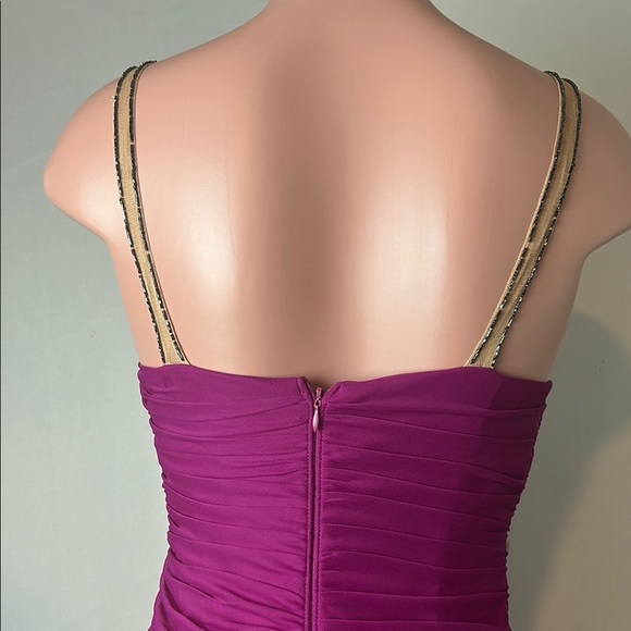 ADRIANNA  PAPELL EMBELLISHED STRAPLESS SEXY DRESS SIZE 4 NEW Without Tags - Picture 10 of 13